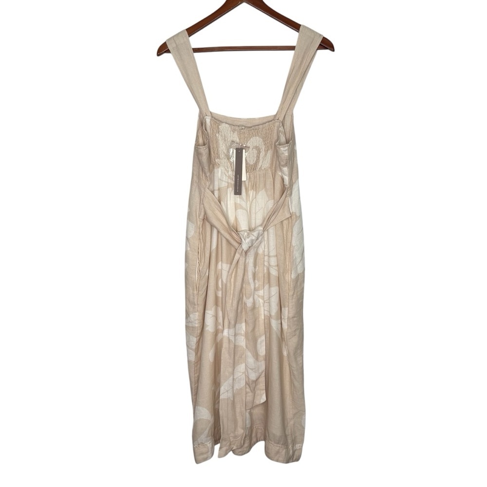 NWT Anthropologie Pilcro Sleeveless Square-Neck Linen Blend Midi Dress M - Picture 5 of 16